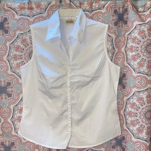 Vintage women’s sleeveless stretchy blouse